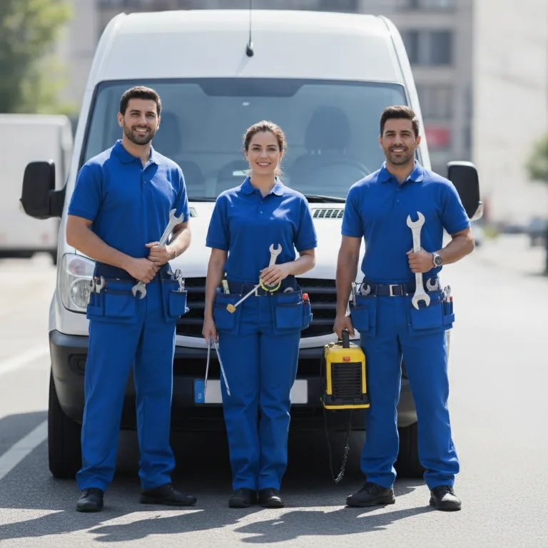 Industriële Wasserij team in Charleroi
